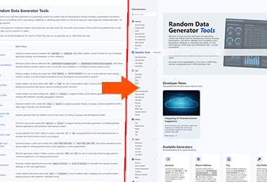 Picture Welcome to the All-New Random Data Tool!